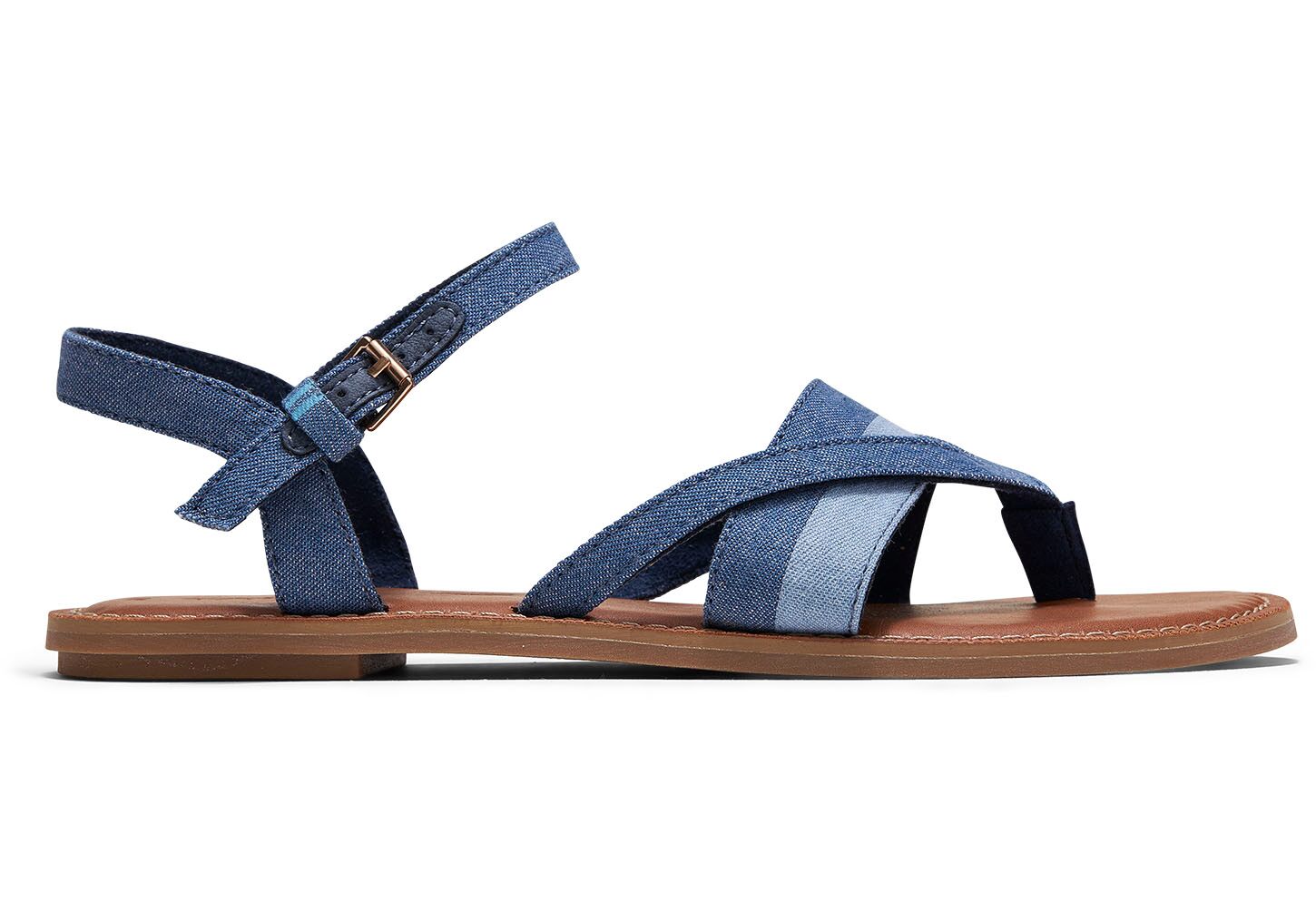 Toms Lexie Denim - Womens Sandals - Navy - NZ - 128560SXZ